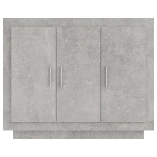 Aparador De Madera Contrachapada Gris Hormigón 92x35x75 Cm / Vetonek_0