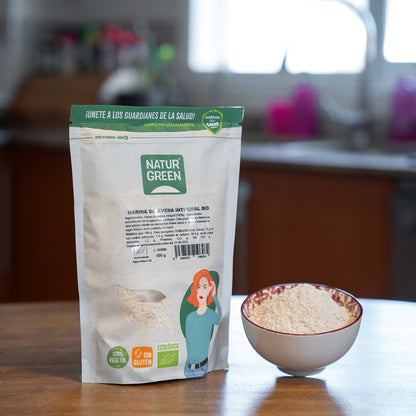 Harina de Avena Integral Sin Gluten NaturGreen 500 g