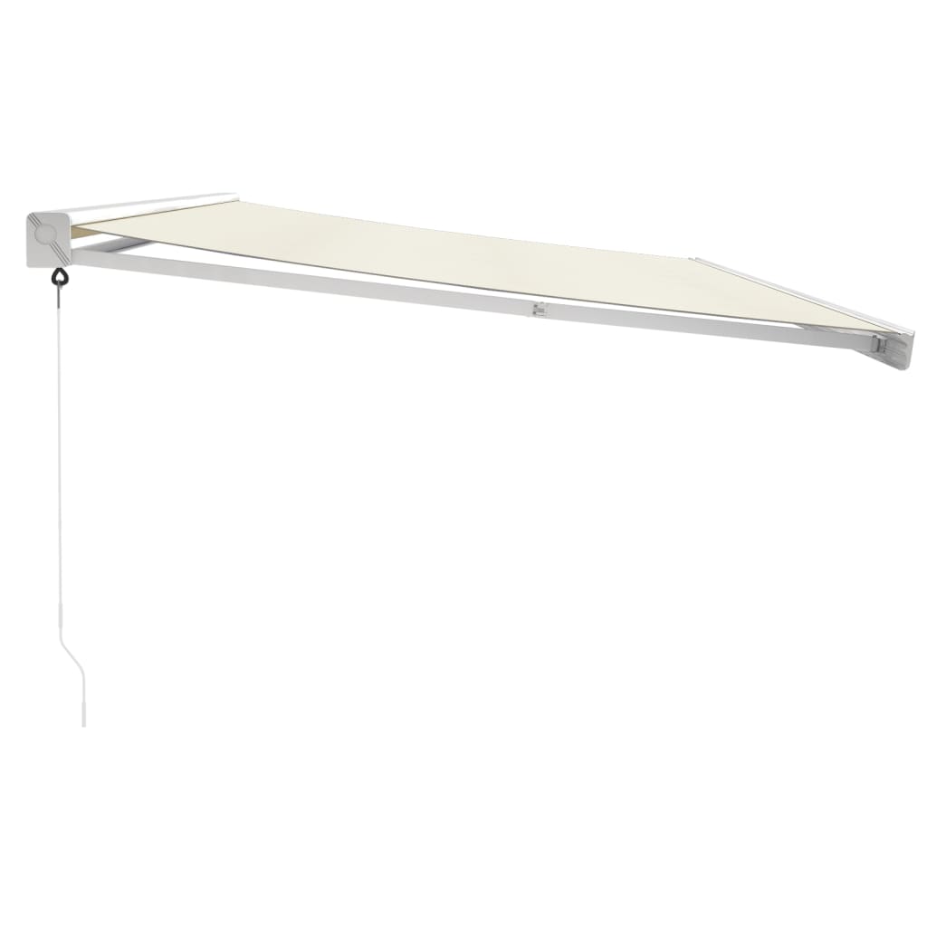 Toldo Retráctil Aluminio Y Tela Color Crema 5x3 M_3