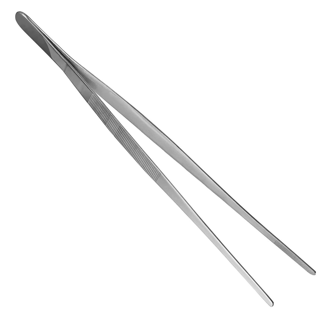 Pinzette Acero Inoxidable 300x15mm Profi Para Cocina Gastronomía_0