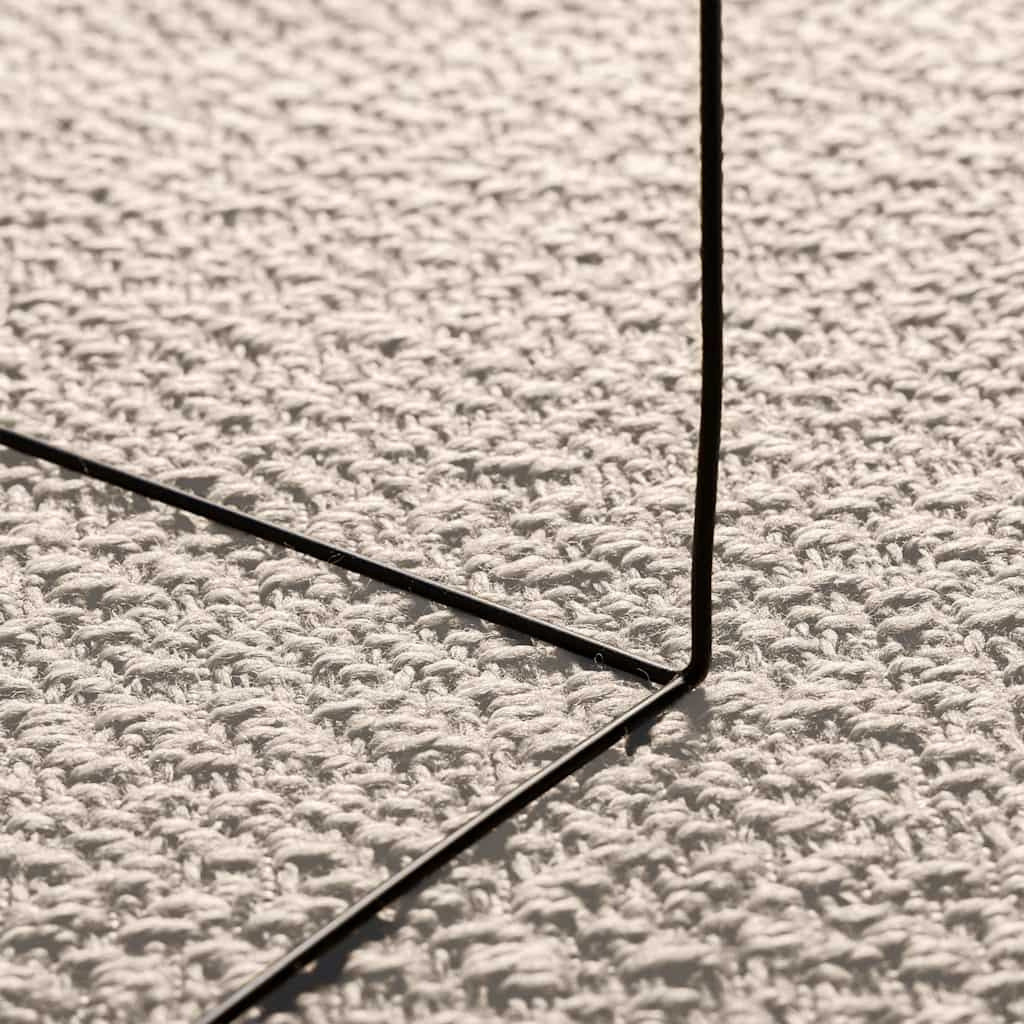Vidaxl Alfombra Zizur Apariencia Yute Interior Exterior Crema_3