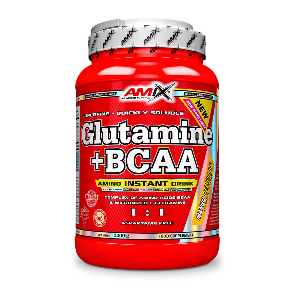 Glutamina + Bcaa - 1kg - Lima Limon - Bcaa + Glutamina - Amix Nutrition_0