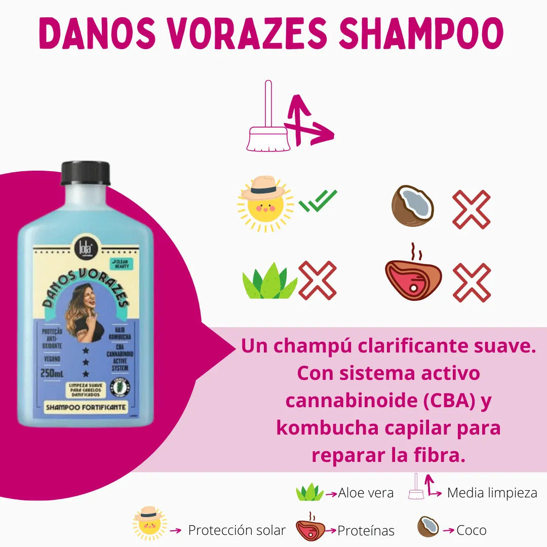 Champú Fortificante Danos Vorazes Lola Cosmetics 250ml_1
