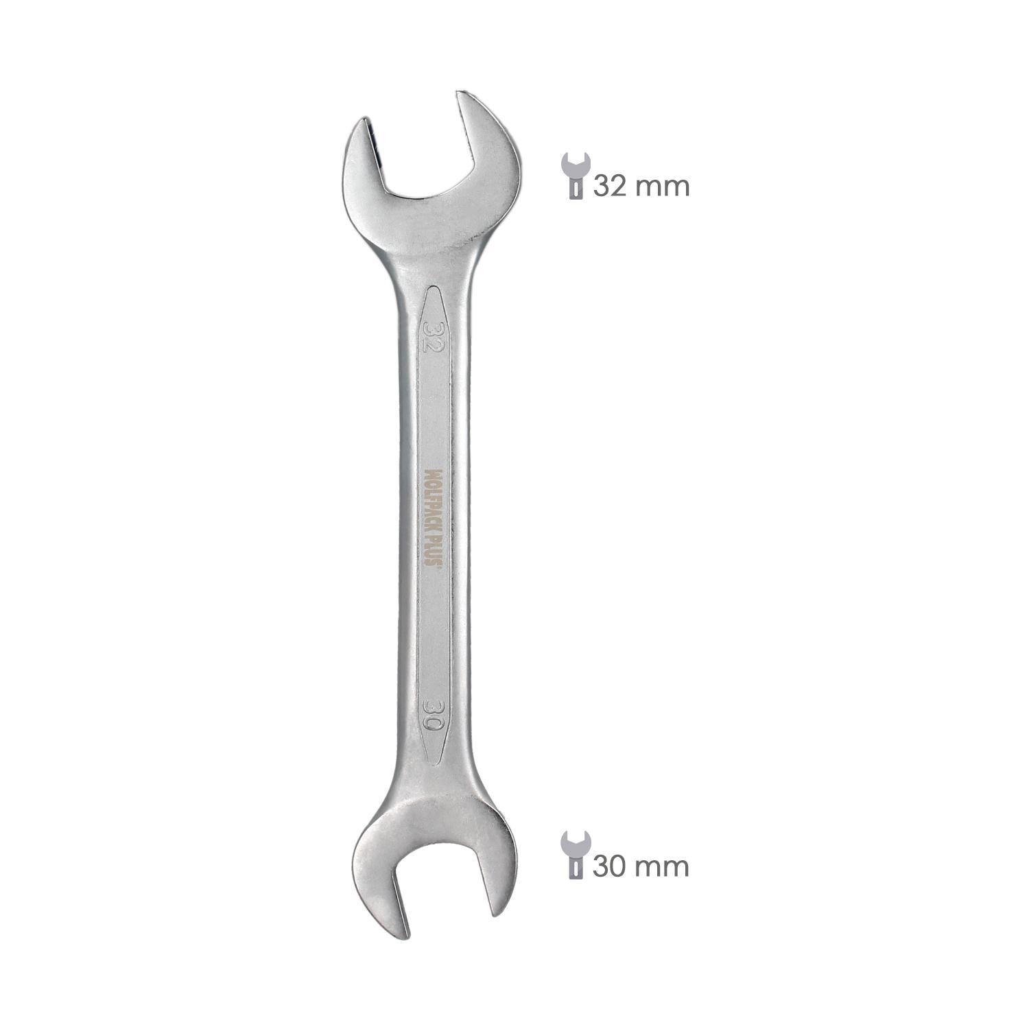 Llave Fija Plus Acero Cromo Vanadio 30x32 Din 3110. Llave Fija, Llave Fija Doble