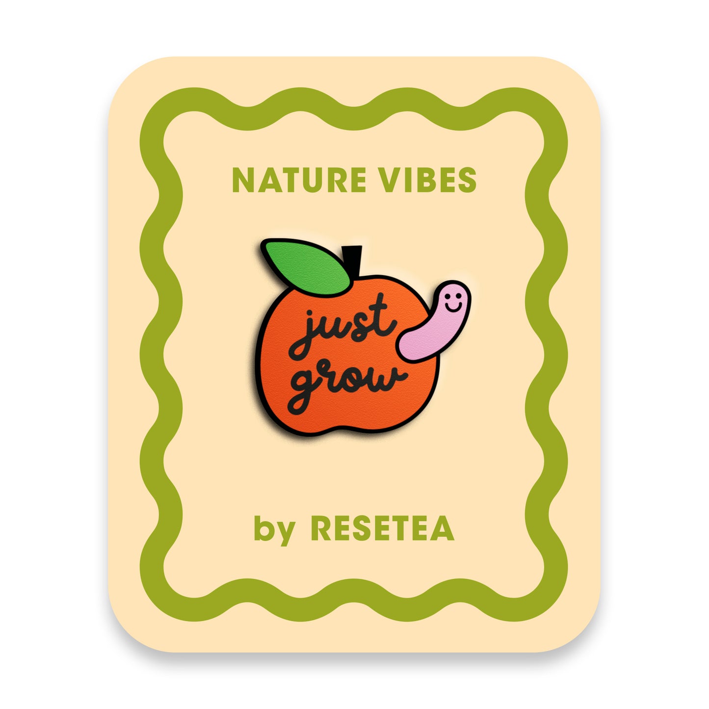 Just Grow Pin | Accesorio Moderno Y Original Para Chaquetas, Mochilas Y Bolsos_0