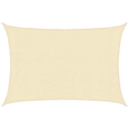Vidaxl Toldo De Vela Crema Hdpe 160 G/m² 3x4,5 M_0
