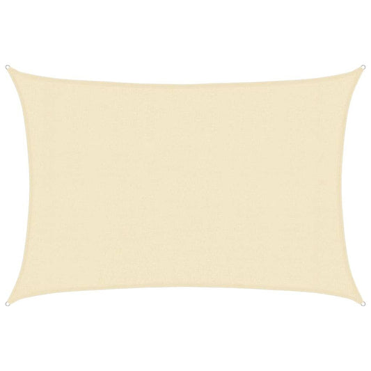 Vidaxl Toldo De Vela Crema Hdpe 160 G/m² 3x4,5 M_0