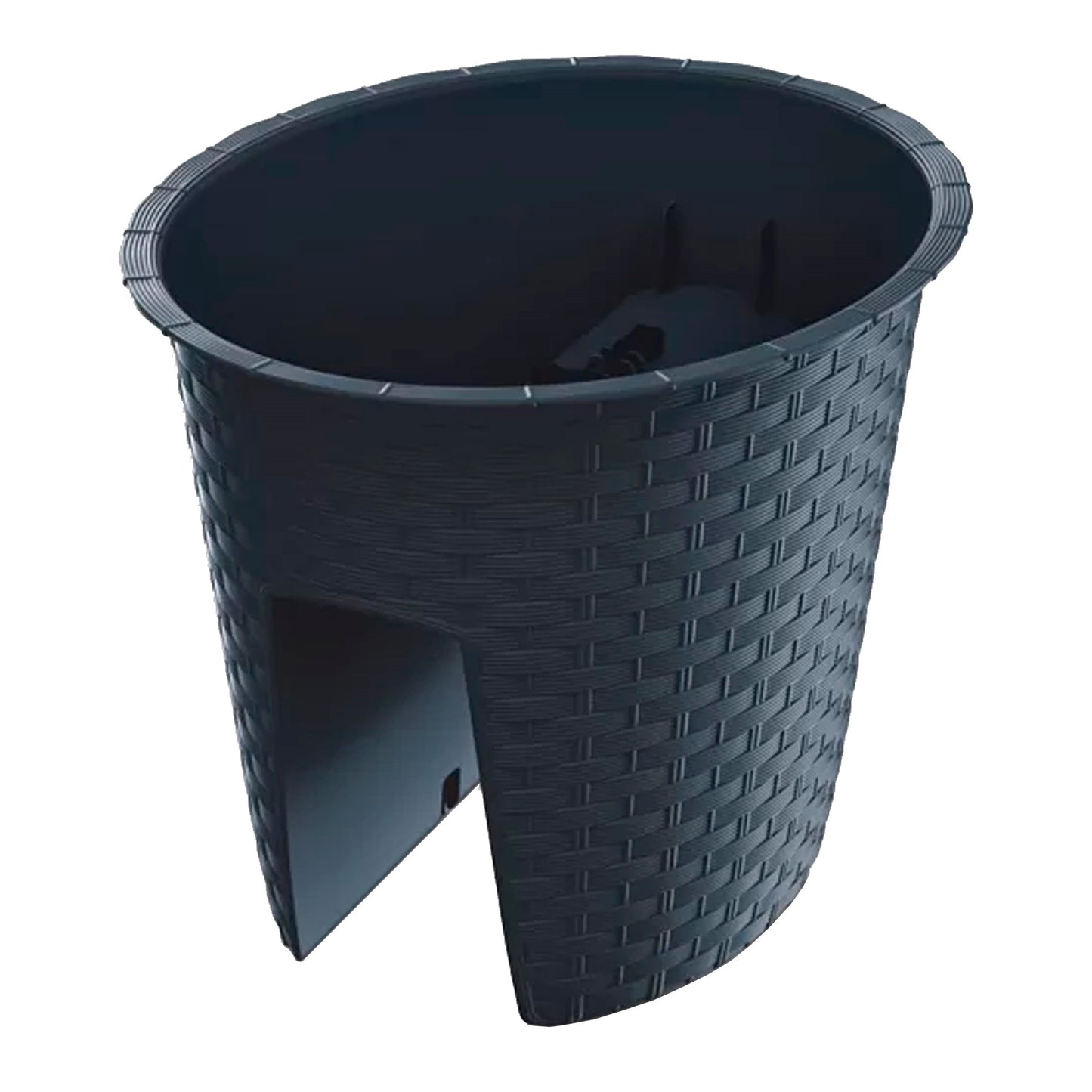 Maceta Ratolla Oval 6l., Dimensiones (mm) 298x242x225, Color Antracita_0