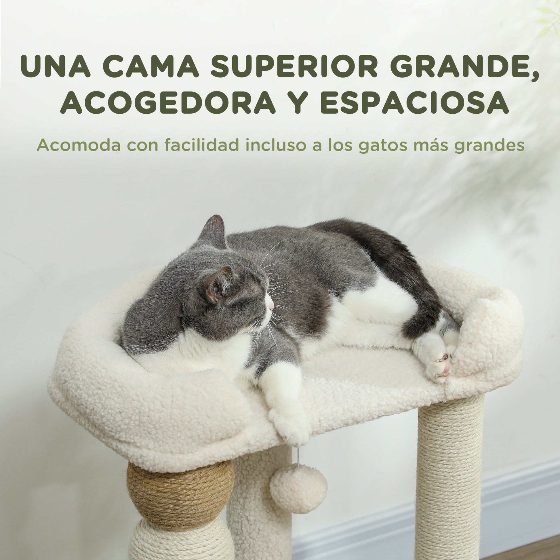 Pawhut Árbol Rascador Para Gatos_3
