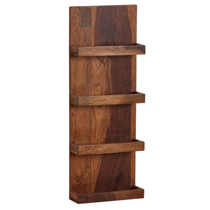 Estantería De Pared 30x80x10 Cm Madera Maciza De Sheesham_0