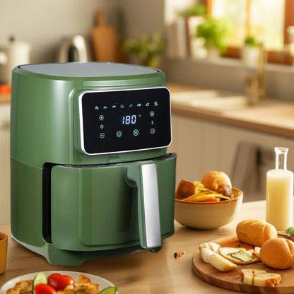 Freidora De Aire 6.9l 1000w Bergner Naturally Con Led Táctil Y Temp. Ajustable_3