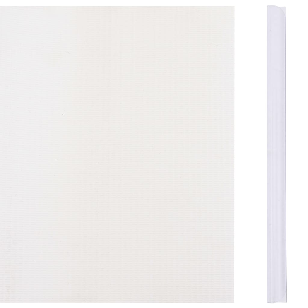 Panel De Valla De Pvc Blanco 35x0,19 M / Vetonek_2