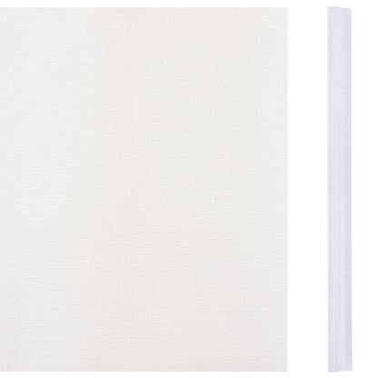 Panel De Valla De Pvc Blanco 35x0,19 M / Vetonek_2