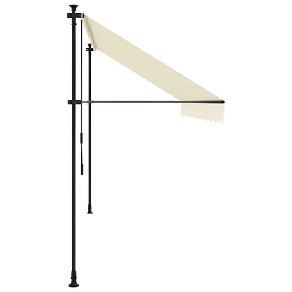 Toldo Retráctil De Tela Y Acero Crema 400x150 Cm_4
