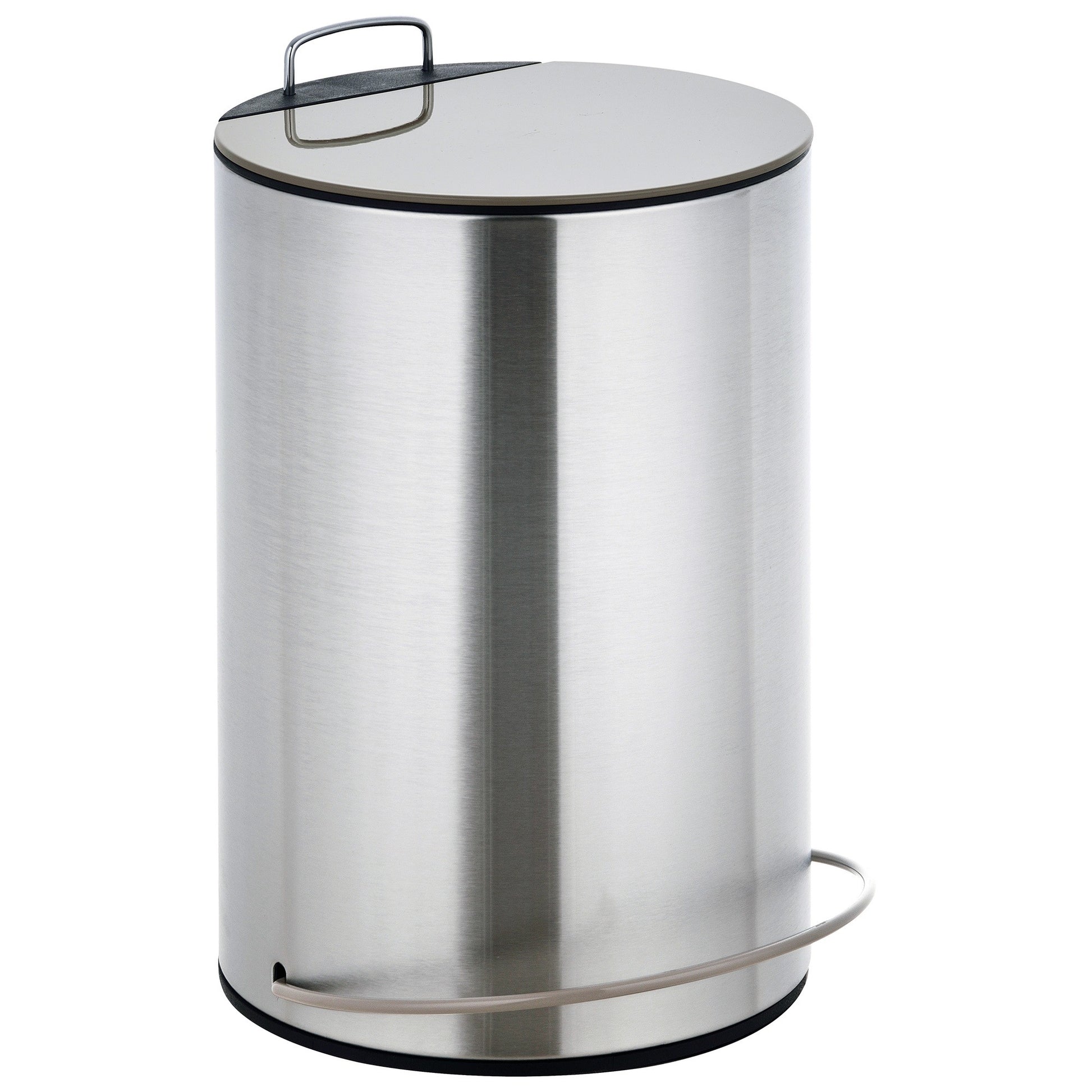 Cubo De Basura 5l, Cromado, 5 Litros_0