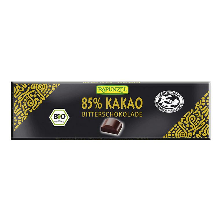 Chocolatinas 85% Cacao Rapunzel 20 gr