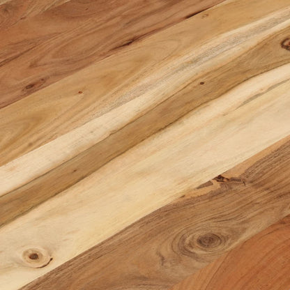 Mesa De Centro De Madera Maciza De Acacia 68x68x35 Cm_2