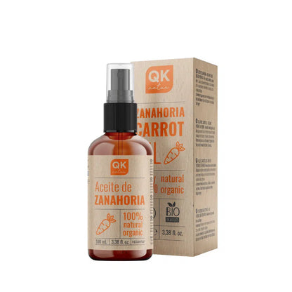 QKnatur - Aceite De Zanahoria 100 Ml - 100% Puro - Bronceador Natural - Hidrata Y Rejuvenece La Piel - Repara Cabello_0