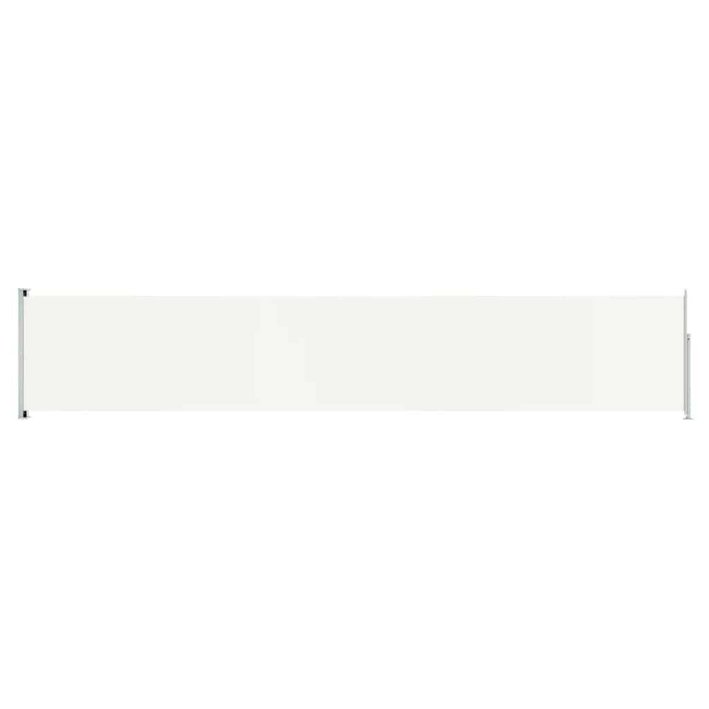 Vidaxl Toldo Lateral Retráctil Para Patio Crema 117x600 Cm_0
