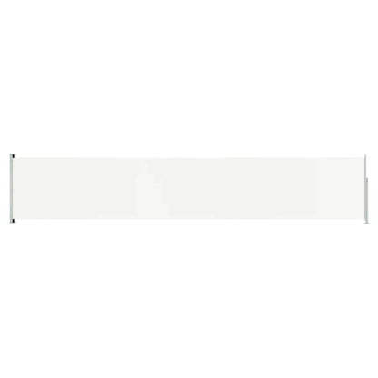 Vidaxl Toldo Lateral Retráctil Para Patio Crema 117x600 Cm_0