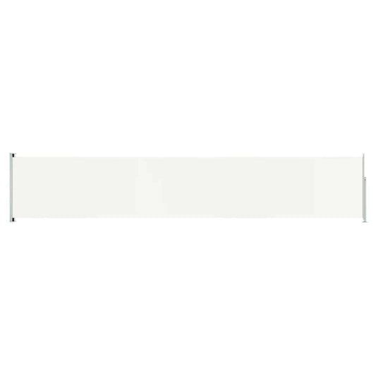 Vidaxl Toldo Lateral Retráctil Para Patio Crema 117x600 Cm_0