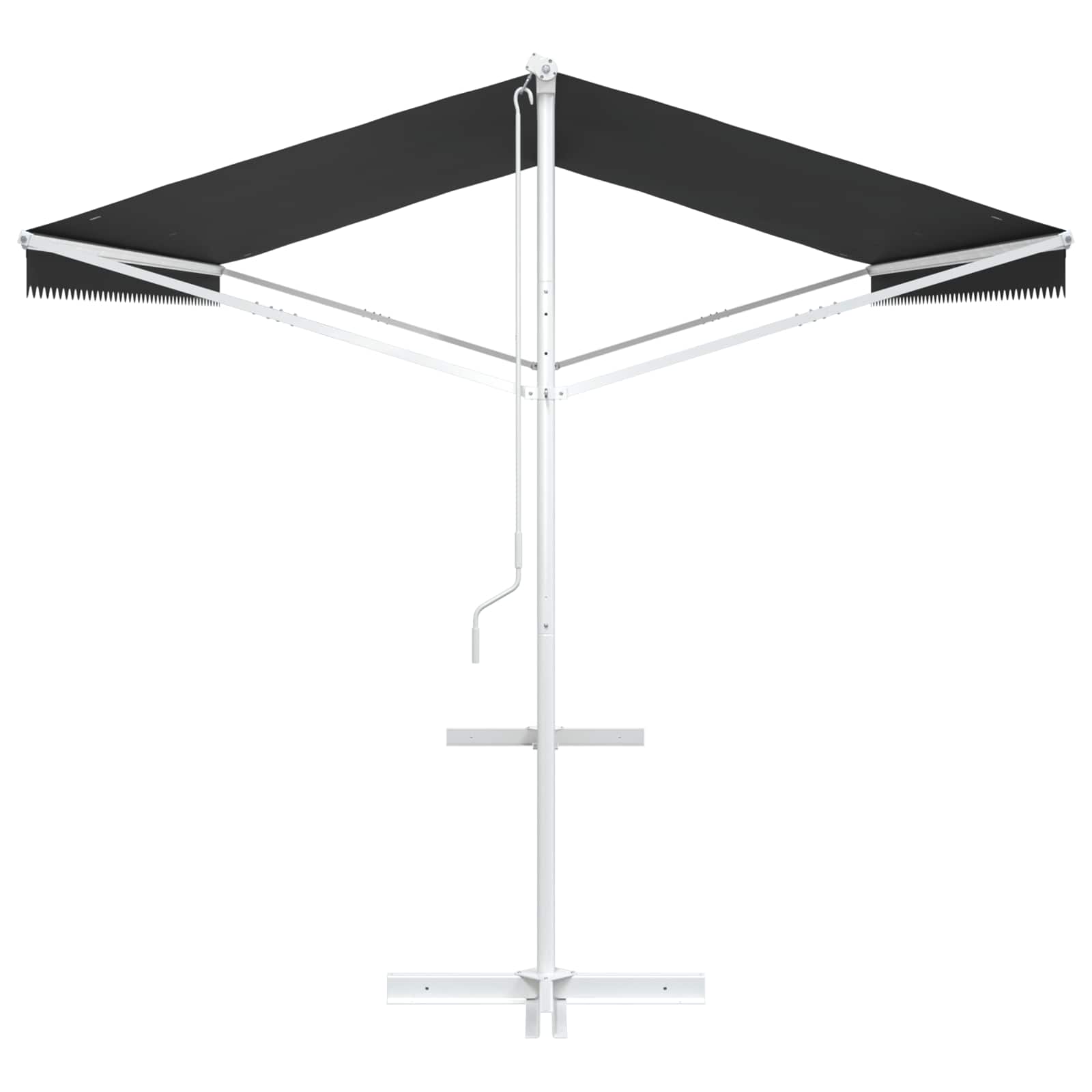 Toldo Independiente Gris Antracita 5 X 3 M Poliéster_4