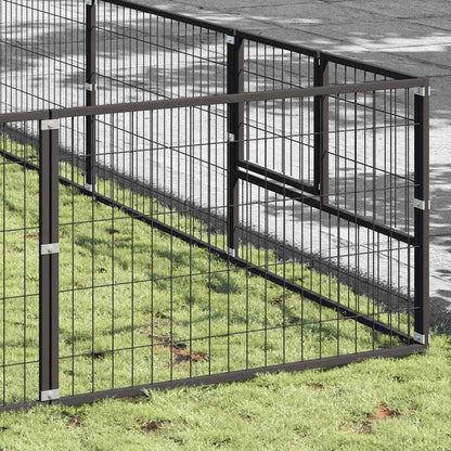 Perrera Acero 80 M² Negra_2