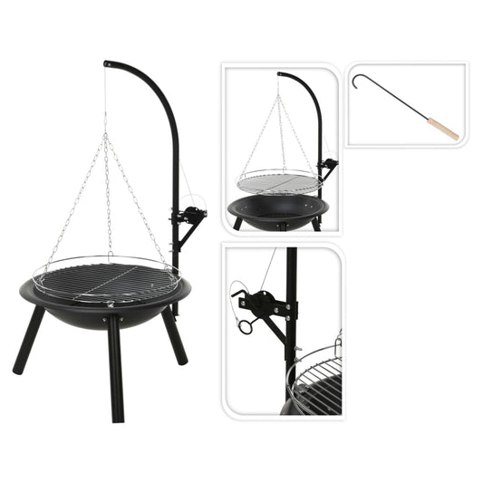Progarden Brasero Con Parrilla Bbq 55 Cm_0