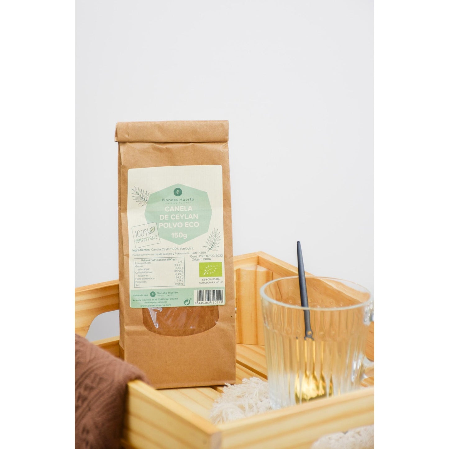 Canela de Ceylán en Polvo ECO Planeta Huerto 200 g