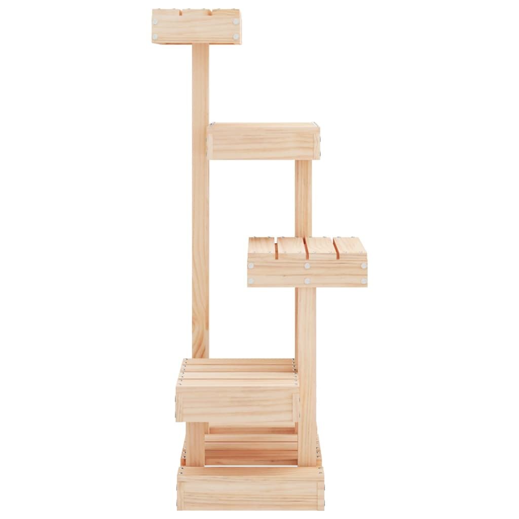 Vidaxl Árbol Para Gatos Madera Maciza De Pino 45,5x49x103 Cm_3