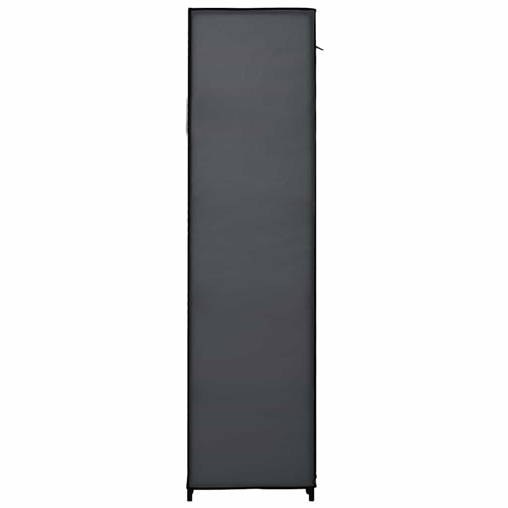 Armario Plegable De Tela Gris 110x45x175 Cm_4