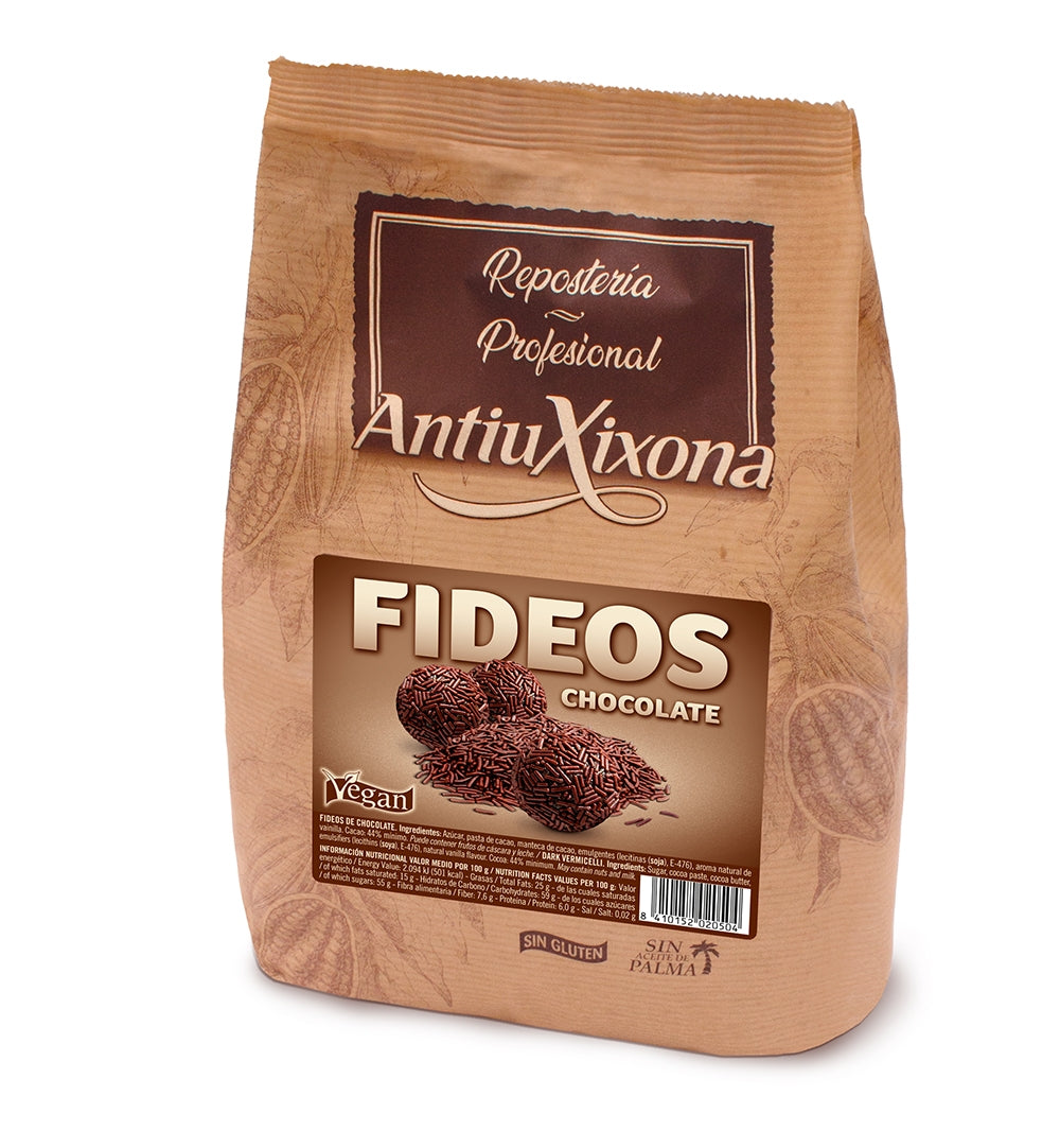 Fideos O Virutas De Chocolate, Bolsa 1kg - Antiu Xixona_1
