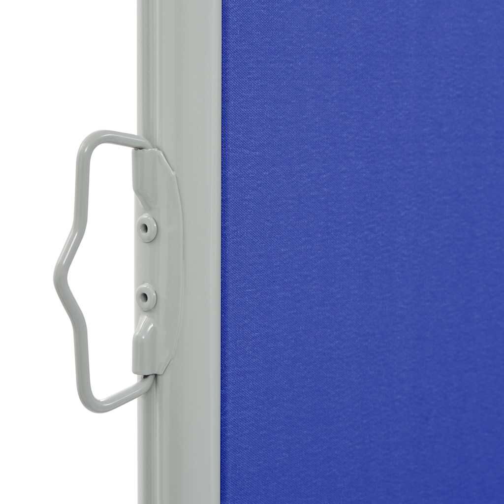 Vidaxl Toldo Lateral Retráctil De Jardín Azul 100x300 Cm_4