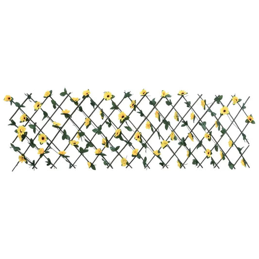Enrejado Expansible Hiedra Artificial Amarillo 5 Uds 180x60 Cm / Vetonek_0