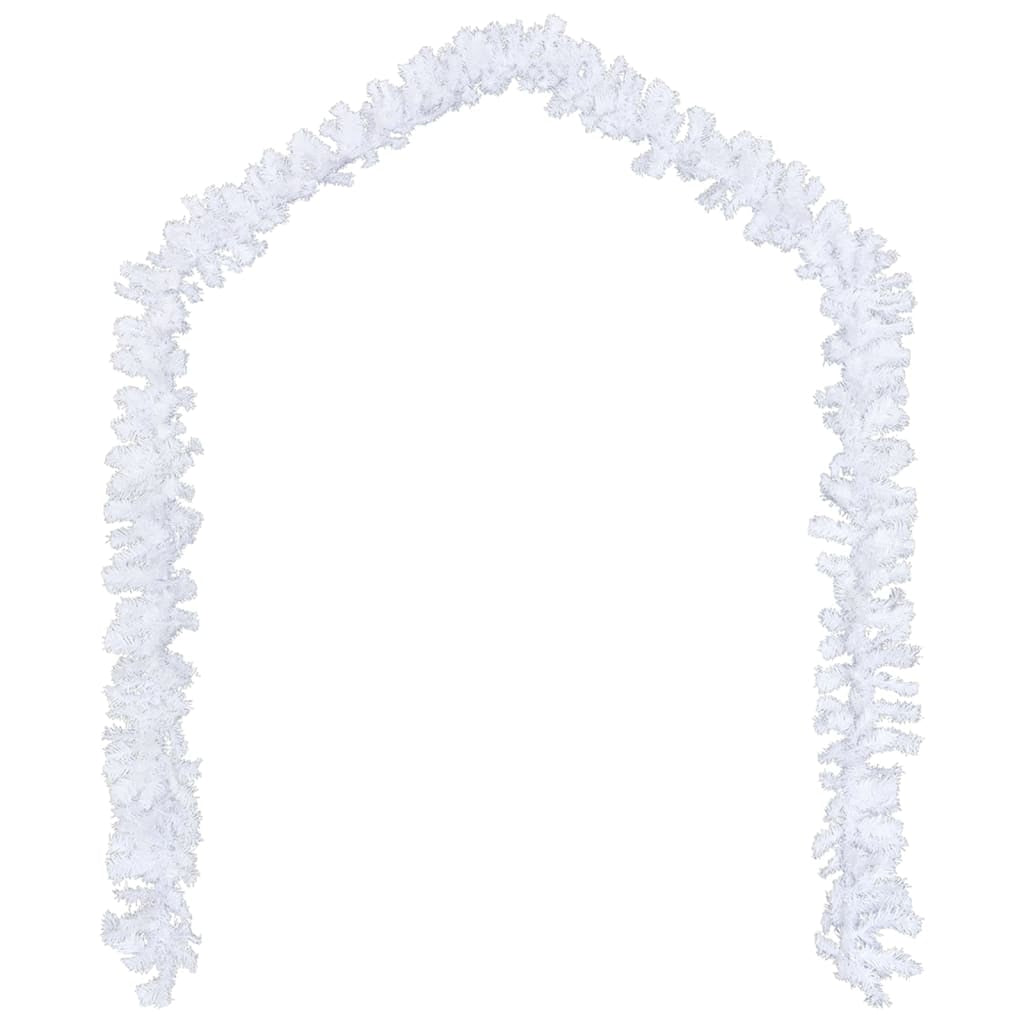 Vidaxl Guirnaldas De Navidad 4 Unidades Pvc Blanco 270 Cm_0
