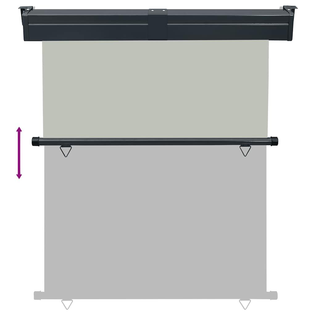 Vidaxl Toldo Lateral De Balcón Gris 145x250 Cm_4