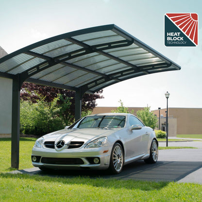 Canopia Arizona Wave Cochera de Aluminio 3 X 5 m