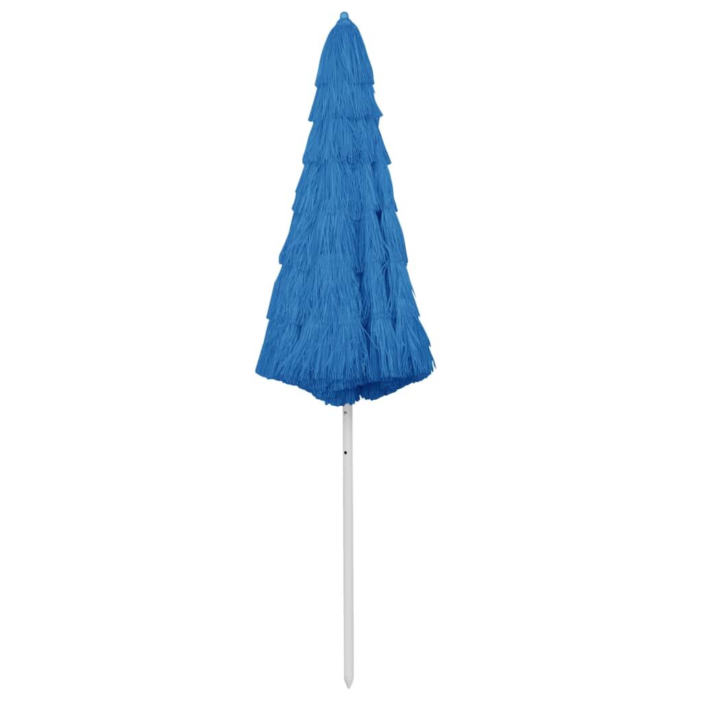 Vidaxl Sombrilla De Playa Hawaii Azul 300 Cm_1