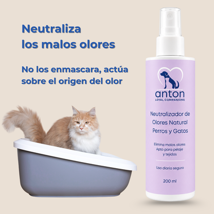 Spray natural neutralizador de olores para perros y gatos – Pack 3 x 200 ml_1