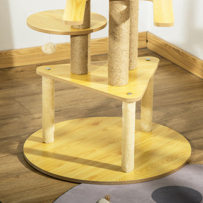 Pawhut Conjunto De 1 Cama De Túnel Para Gatos Y 1 Árbol Rascador Para Gatos_4