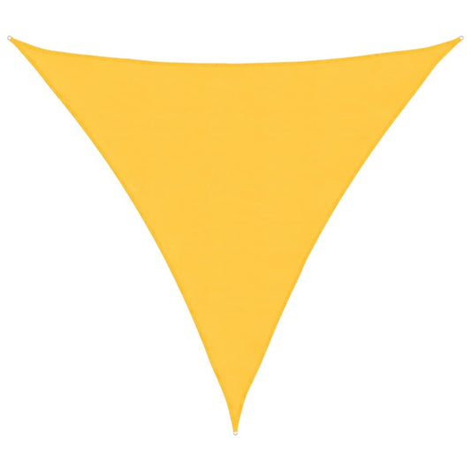 Toldo De Vela Triangular Tela Oxford Amarillo 4,5x4,5x4,5 M_0