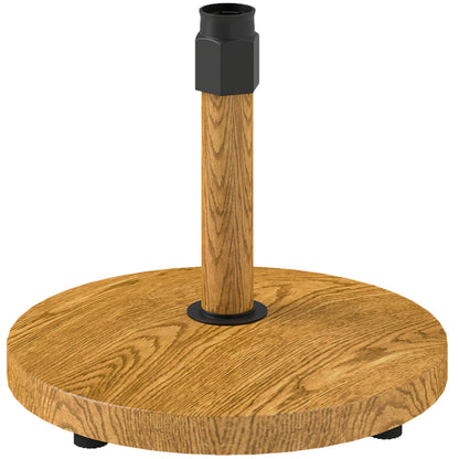 Outsunny Base Para Sombrilla Con Relleno De Cemento Peso 24,5 Kg Natural_0