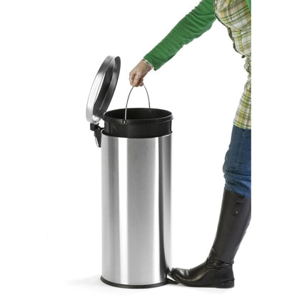 Eko Cubo De Pedal Classic 30 L Plateado Mate_4