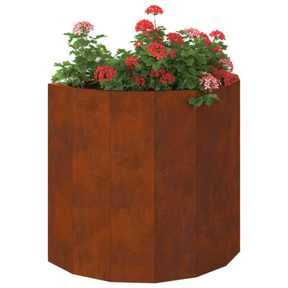 Jardinera Oxidado 60 X 30 X 50 Cm Acero Autopatinable_2