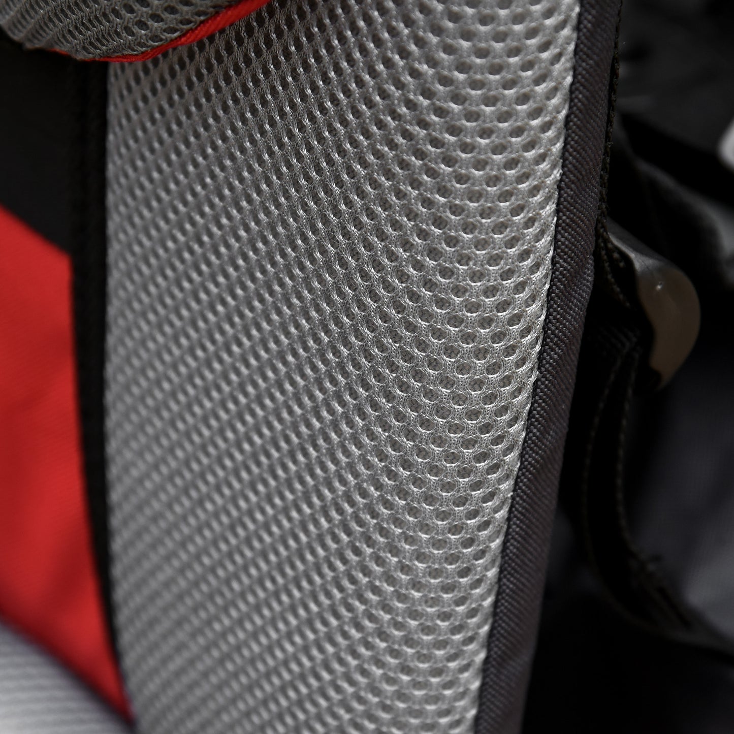 Homcom Mochila Portabebés Plegable Con Techo Impermeable Para 6-36 Meses Rojo_4