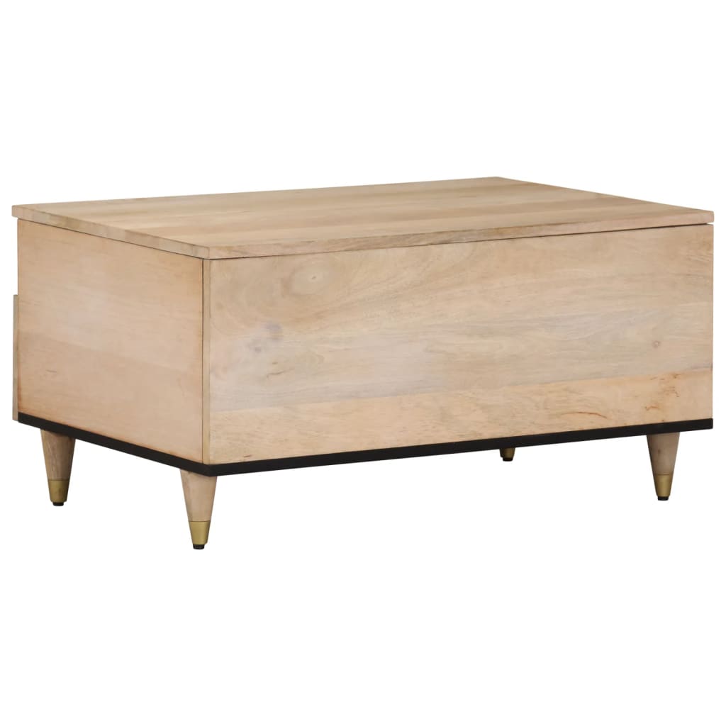 Mesa De Centro De Madera Maciza Mango 80x54x40 Cm_3