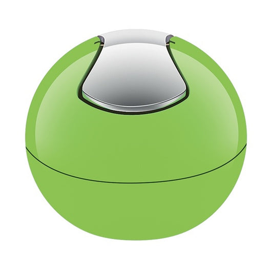 Spirella Colección Bowl, Papelera Ø16 X 14 Cm (1 Litro), Poliestirol, Verde_0