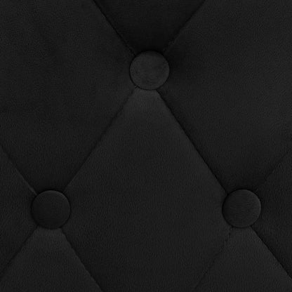 Taburetes De Cocina 2 Unidades Terciopelo Negro_4