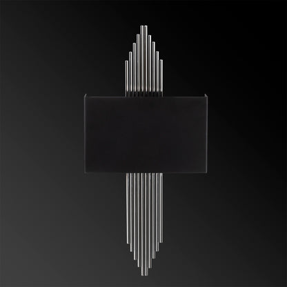 Aplique De Pared Recto, Metal , Negro

plata, 75x10x22, Casquillo E 27 Max 40 W