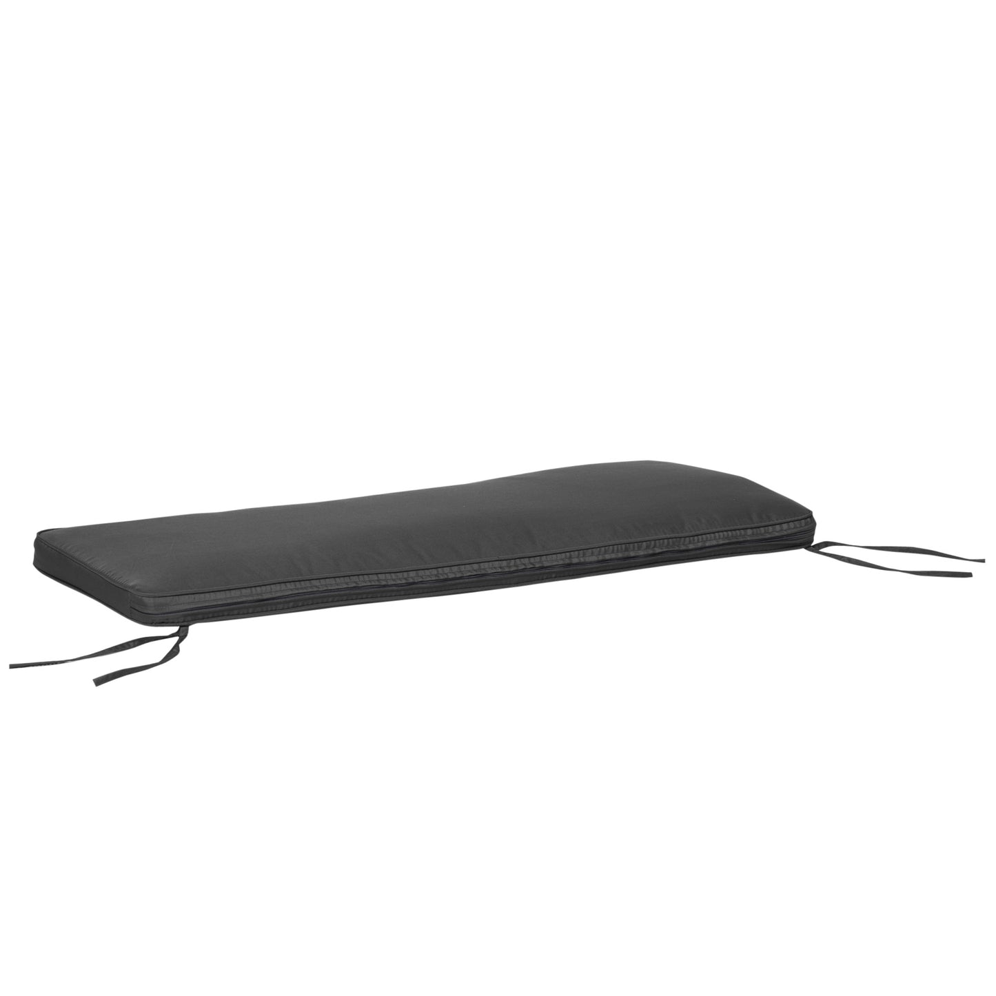 Outsunny Cojín Para Banco De Exterior 110x46x5 Cm Desenfundable Y Lavable Gris_4
